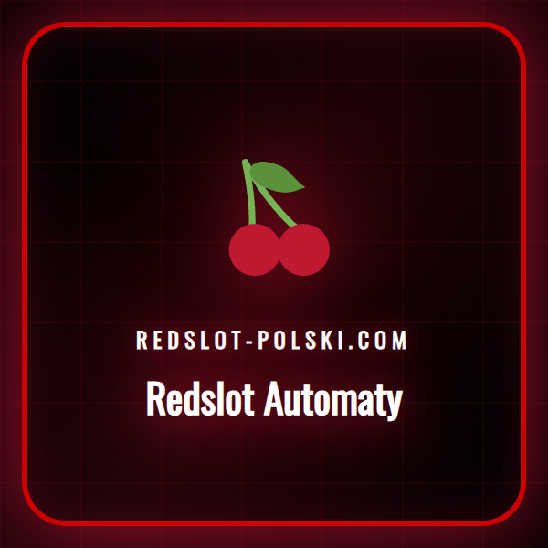 Atrakcyjna grafika promocyjna gier typu Redslot Automaty w Polsce.