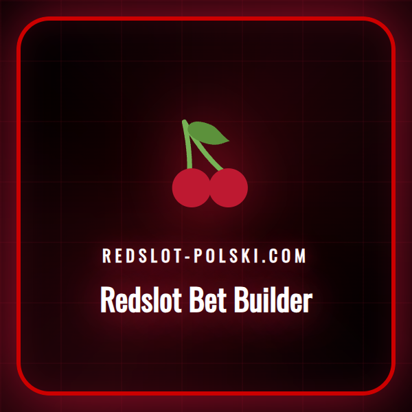 Polski gracz analizuje opcje w Redslot Bet Builder na laptopie.