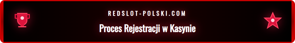 Formularz rejestracyjny w Redslot Casino dla nowych polskich graczy.
