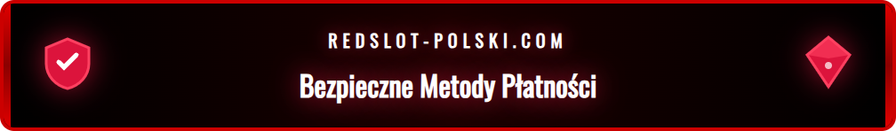 Dostępne opcje płatności w Redslot, w tym BLIK i Przelewy24.