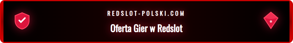 Zrzut ekranu pokazujący ofertę gier esportowych w Redslot.