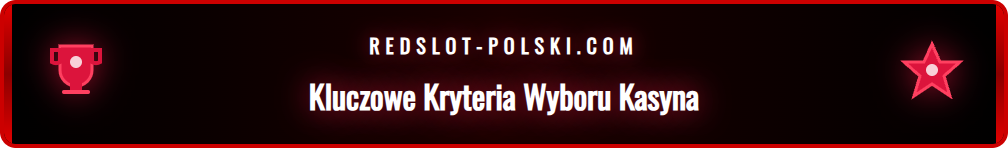 Infografika pokazująca kryteria oceny kasyn online dla graczy.