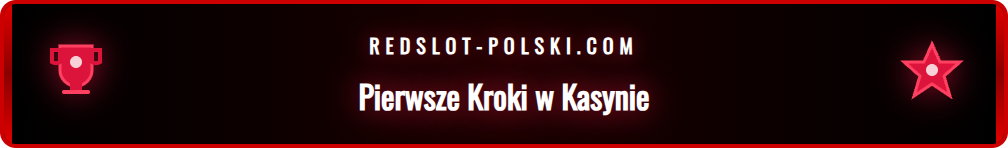 Grafika przedstawiająca pierwsze kroki w kasynie online w Polsce.